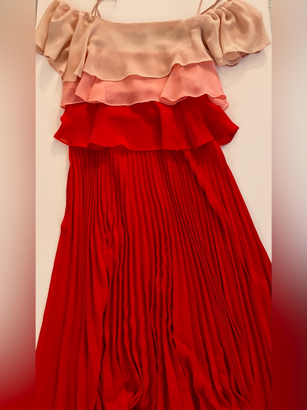 Delfi Collective Elegant, Convertible Neckline High End Chiffon Maxi Design♥️